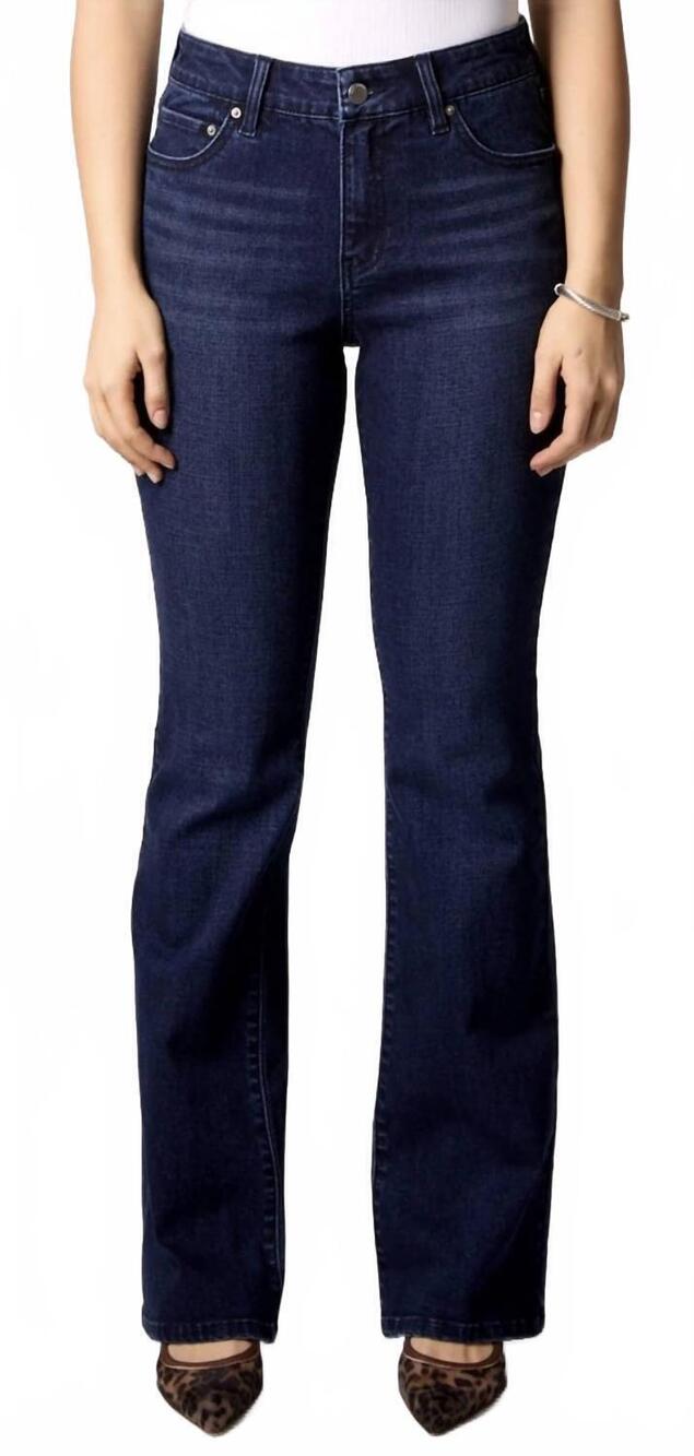 NEW BLUE REVIVAL maya mid rise denim jeans in amsterdam dark